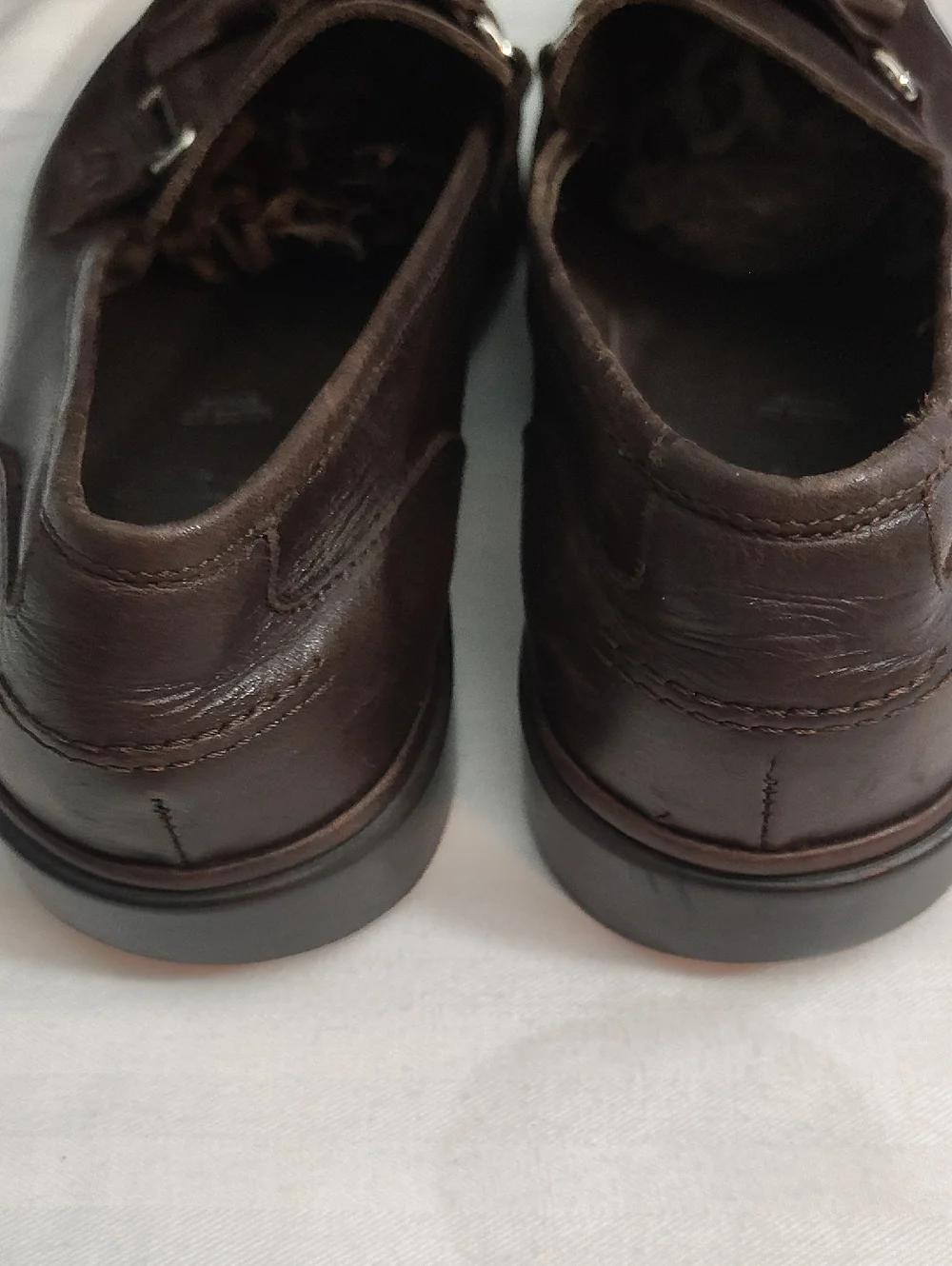 Bally Luxury Made In Italy Brown Leather Tassel Loafers Big Boy 5.5/ Women's 7